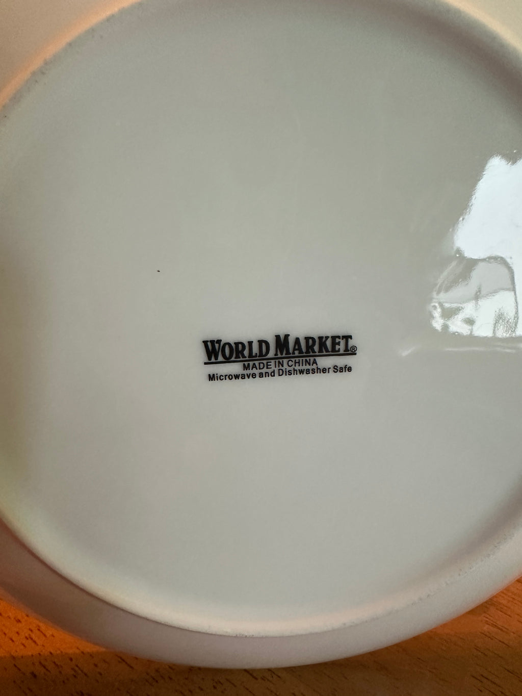 Dramatic upcycled plate
