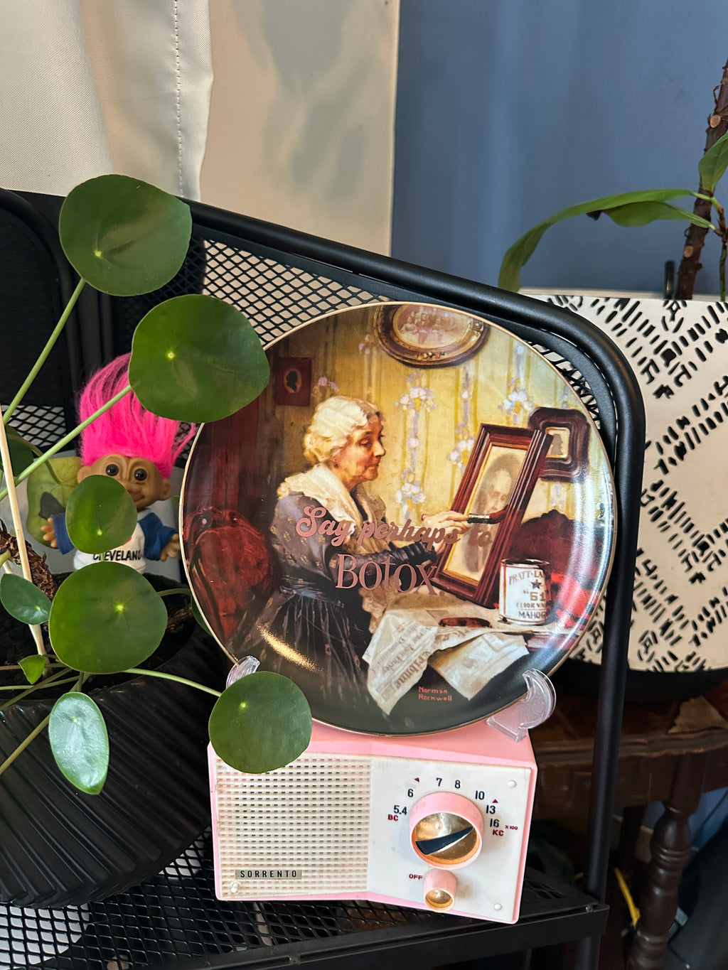 Say perhaps to Botox Norman Rockwell plate