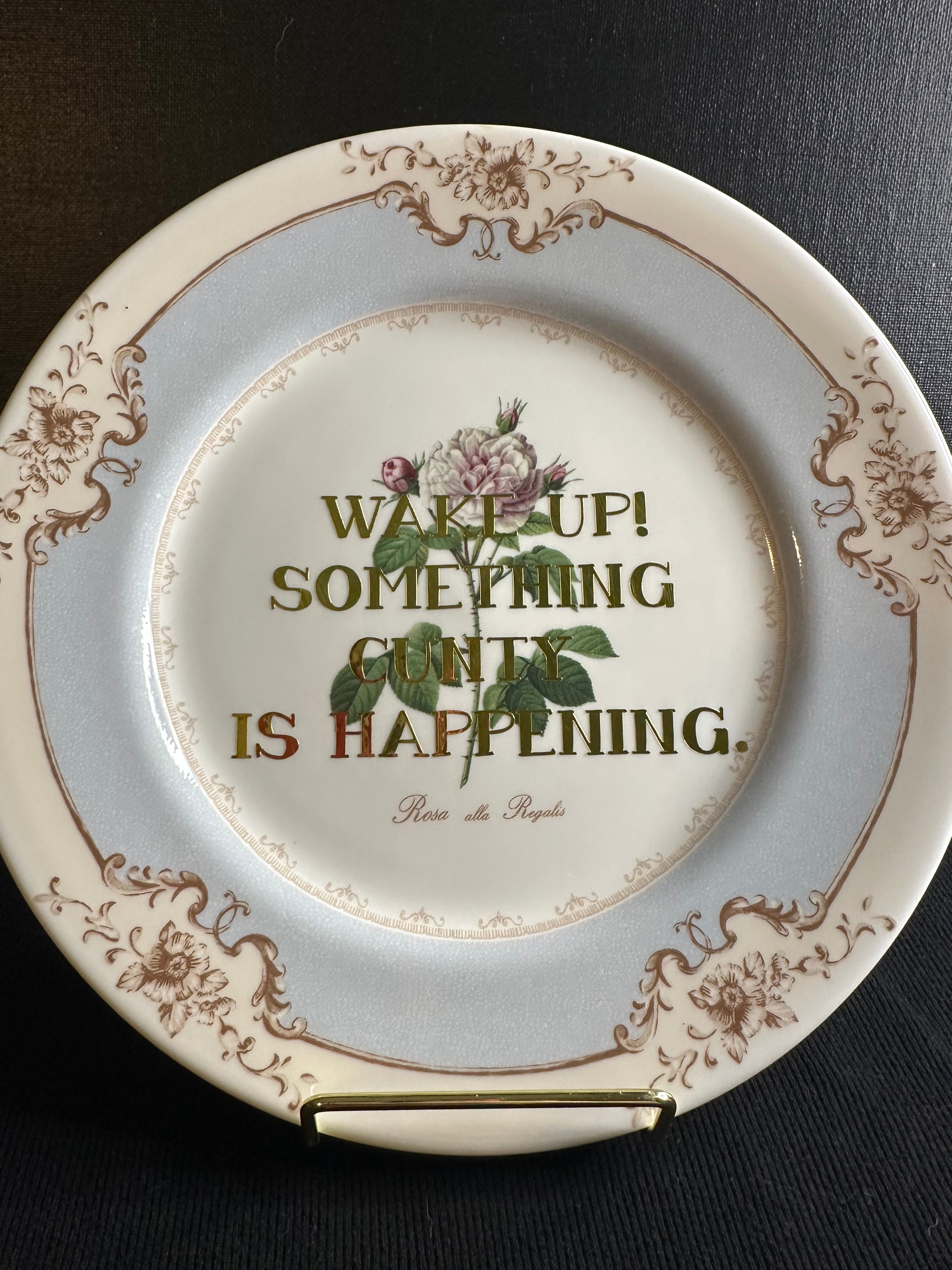 Trixie Mattel inspired plate